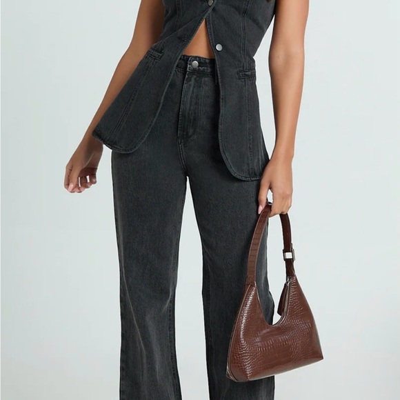 Showpo. Denim - Showpo Black Flare Jeans